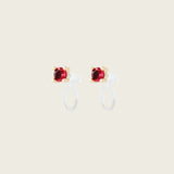 Mini Stud Clip On Earrings in Gold