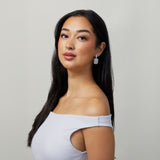 Quinn Clip On Earrings in Silver