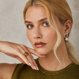 Ella Clip On Earrings in Gold