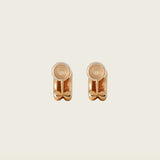 Semi Hoops Clip On Earrings in Gold
