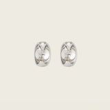 Auria Clip On Earrings in Silver