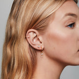 White and Gold Ear Stack Set