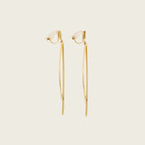 Scarlett Clip On Earrings in Gold