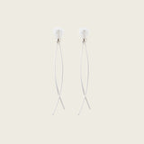 Scarlett Clip On Earrings in Silver