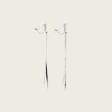 Scarlett Clip On Earrings in Silver