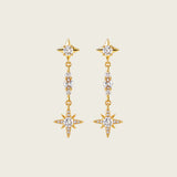 Seren Clip On Earrings in Gold