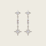 Seren Clip On Earrings in Silver