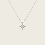 Serena Star Necklace in Silver