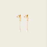 Magnolia Clip On Earrings in Gold