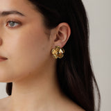 Sierra Clip On Earrings in Gold
