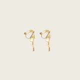 Sierra Clip On Earrings in Gold