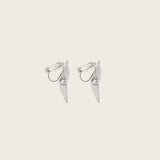 Sierra Clip On Earrings in Silver