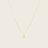 Skye Pearl Necklace in Gold