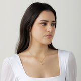 Skye Pearl Necklace in Gold