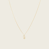 Skye Pearl Necklace in Gold