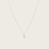 Skye Pearl Necklace in Silver