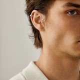 Smooth Band Ear Cuff in Silver