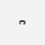 Smooth Band Ear Cuff in Black
