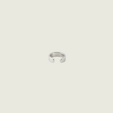 Smooth Band Ear Cuff in Silver