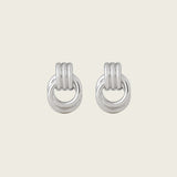 Wren Clip On Earrings in Silver