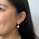 Celeste Clip On Earrings in Silver