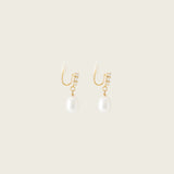 Tiana Clip On Earrings in Gold