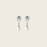 Tiana Clip On Earrings in Silver