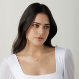 Tina Pearl Necklace in Gold