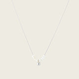 Tina Pearl Necklace in Silver