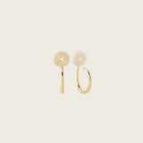 Tiny Hoop Clip On Earrings in Gold