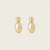 Vista Drops Clip On Earrings in Gold