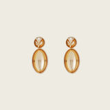 Vista Drops Clip On Earrings in Gold