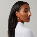 Wren Clip On Earrings in Gold