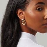 Wren Clip On Earrings in Gold