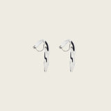 Wren Clip On Earrings in Silver