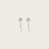 Celeste Clip On Earrings in Silver