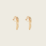 Wren Clip On Earrings in Gold