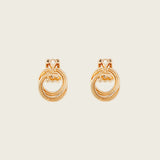 Wren Clip On Earrings in Gold