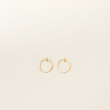 White and Gold Ear Stack Set