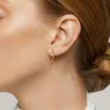 White and Gold Ear Stack Set