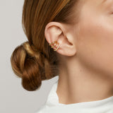 Trio Ear Cuffs Set in Gold