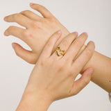 Ai Heart Ring in Gold