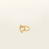 Ai Heart Ring in Gold