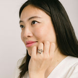 Ai Heart Ring in Silver