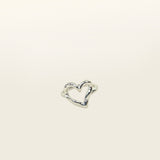 Ai Heart Ring in Silver