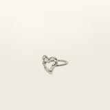Ai Heart Ring in Silver
