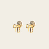 Alice Clip On Earrings in Gold