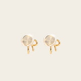 Alice Clip On Earrings in Gold