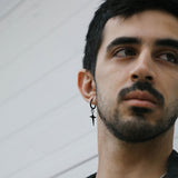 Altair Clip On Earrings in Black