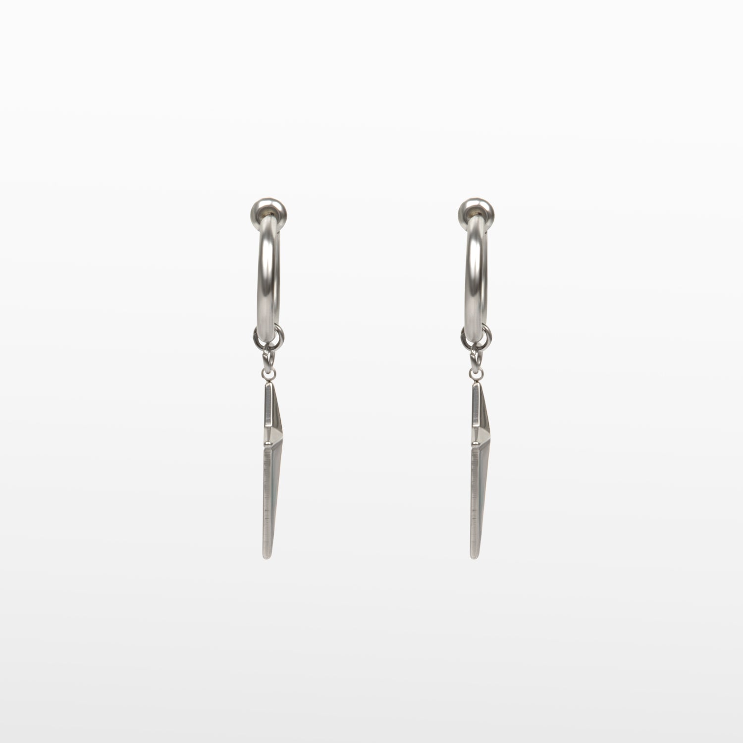 Image of the Altair Clip On Earrings offer a secure and adjustable closure that are perfect for those with thin ear lobes. Crafted with stainless steel and featuring non-tarnish and water-resistant properties, these earrings are hypoallergenic, lead and nickel free. The average comfortable wear duration is 2 to 4 hours. The item is sold as one pair.